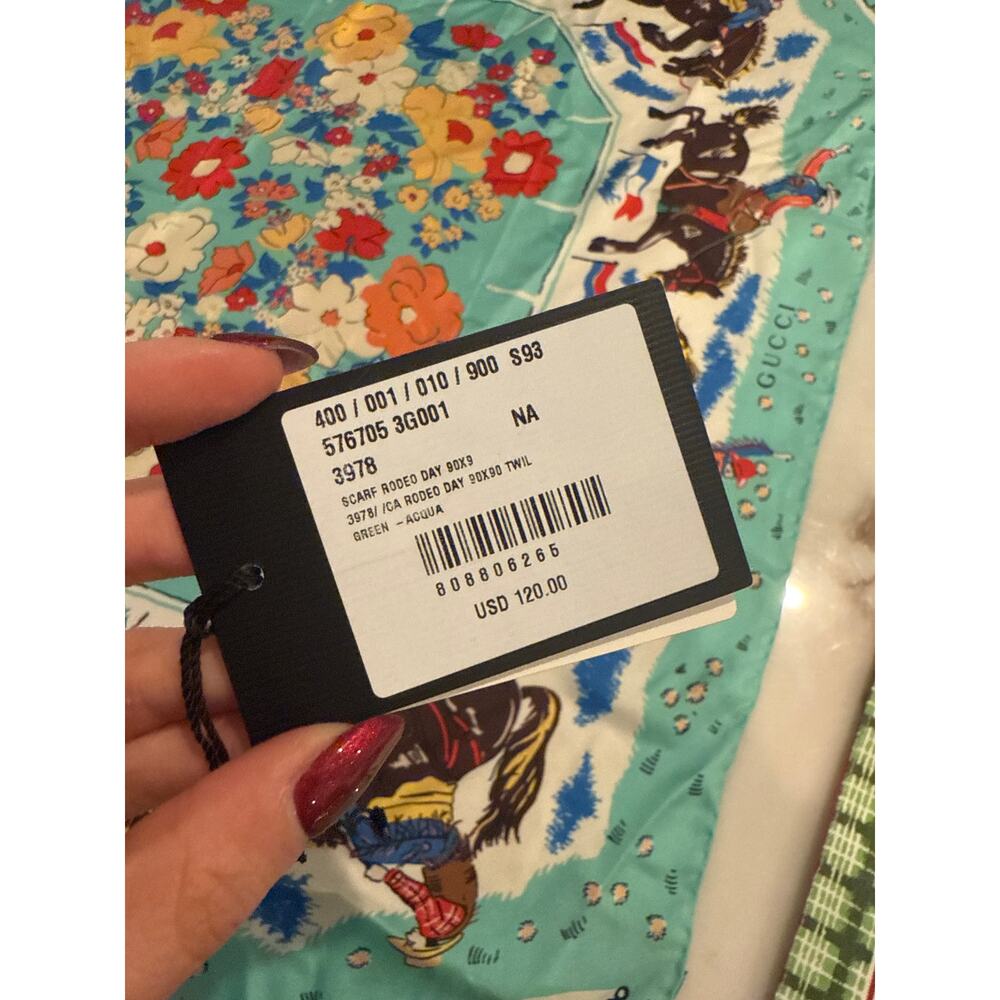 Gucci Rodeo Cowboy Scarf - Picture 7 of 8